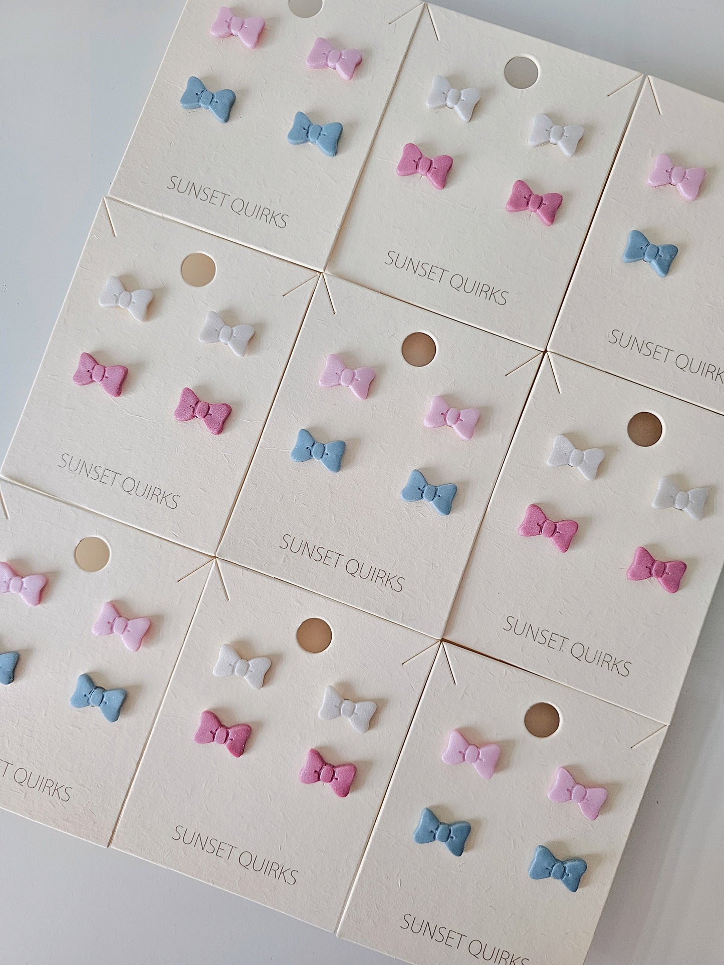 Sweetheart Bow Stud Packs