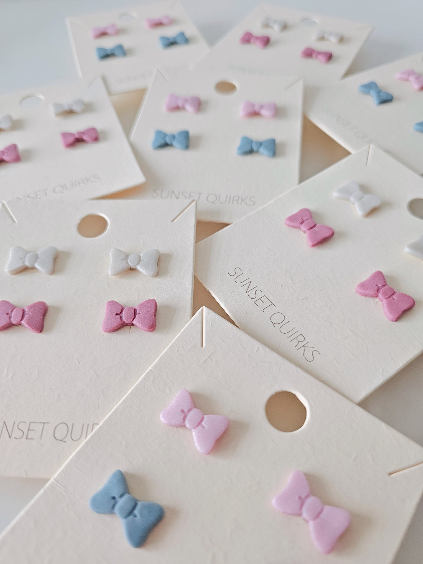 Sweetheart Bow Stud Packs