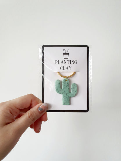 Cactus Keychain