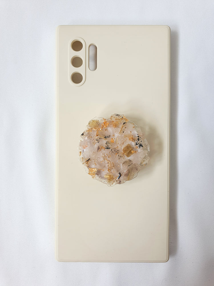 
                
                    Load image into Gallery viewer, Rutilated Quartz Phone Grip
                
            