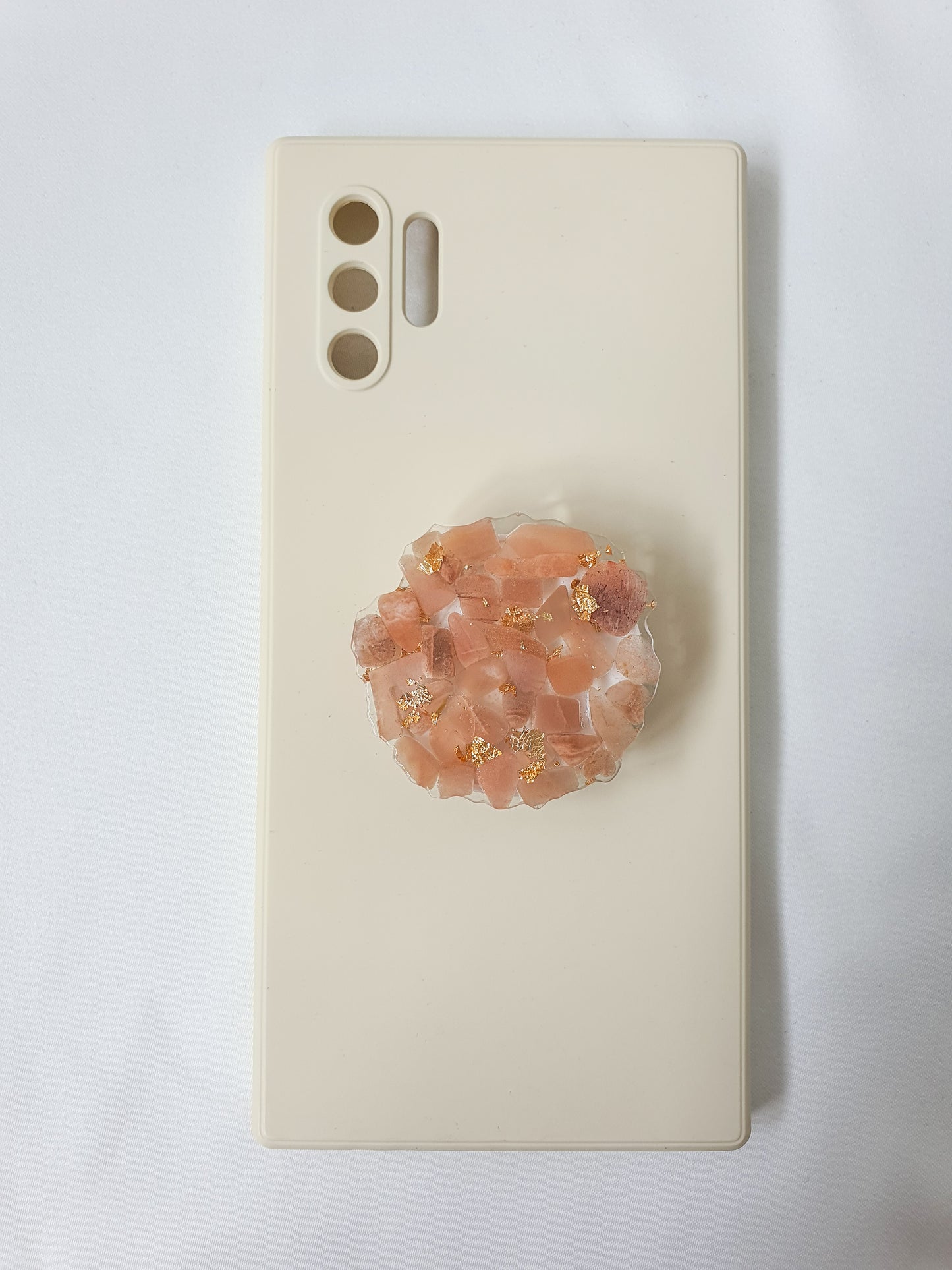 Peach Moonstone Phone Grip