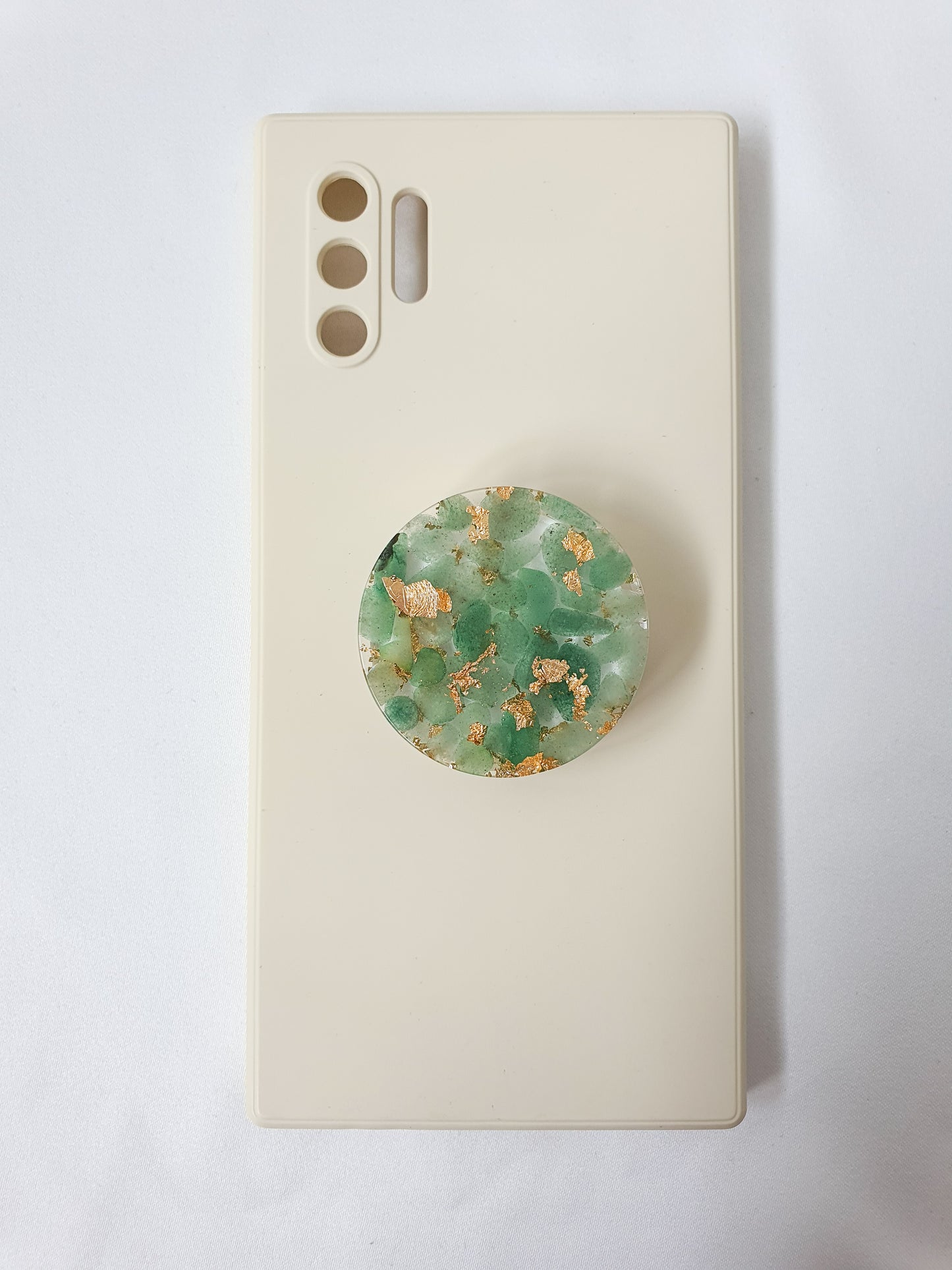 Green Aventurine Phone Grip