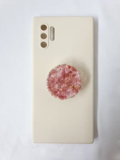 Strawberry Quartz Phone Grip